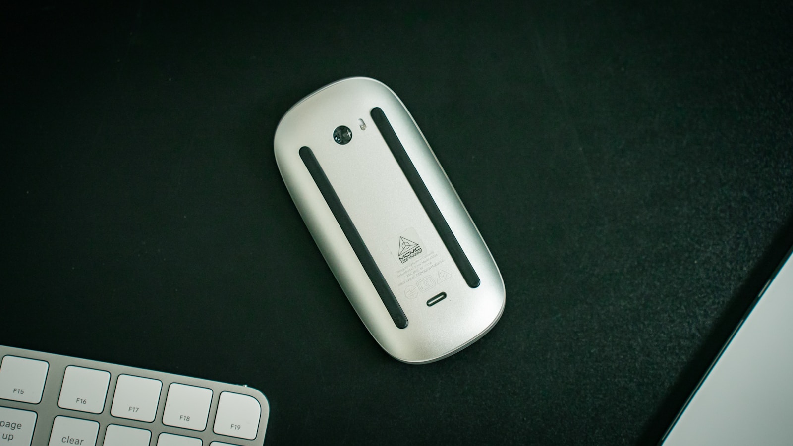 A close up of a keyboard and a mouse